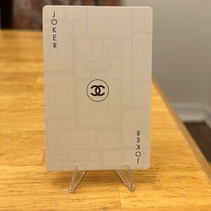 Chanel Collectible Joker Playing card ****With Stand